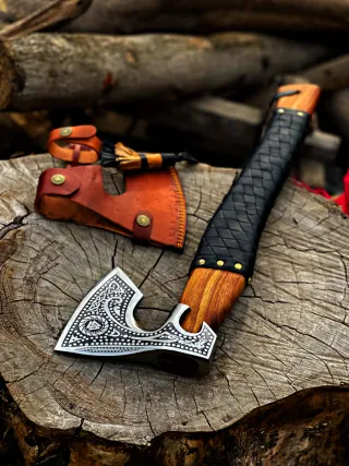 Hacha Vikinga Forjada a Mano.regalo