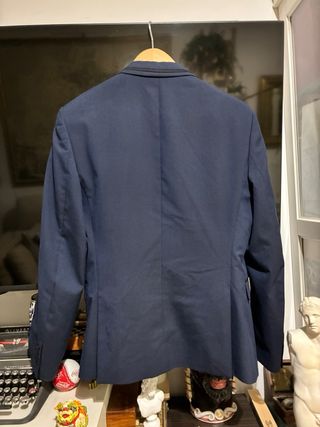 Chaqueta Zara Talla 46 Azul
