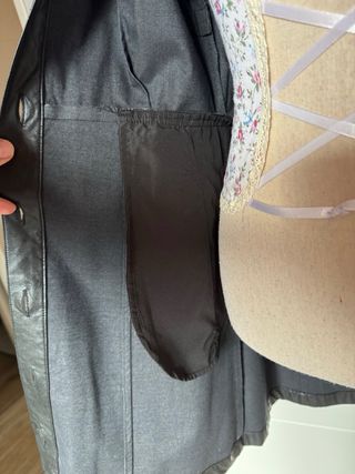 Vestido efecto piel negro “Who What Wear”