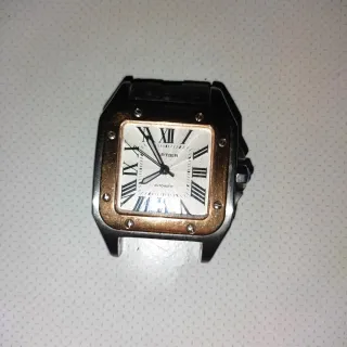 Cartier Santos 100 Oro y Plata
