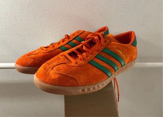 Adidas Hamburg '80 Uomo Arancioni/Verdi