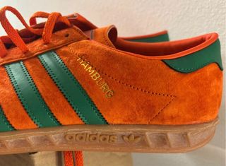 Adidas Hamburg '80 Uomo Arancioni/Verdi