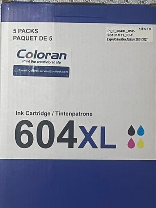 Cartuchos Tinta 604XL SIN ABRIR