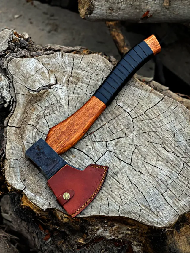 Hacha Bushcraft Acero Carbono Artesanal