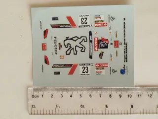 Calcas Scalextric Peugeot 306 Oficial España '95