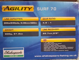 2 CARRETES AGILITY SURF