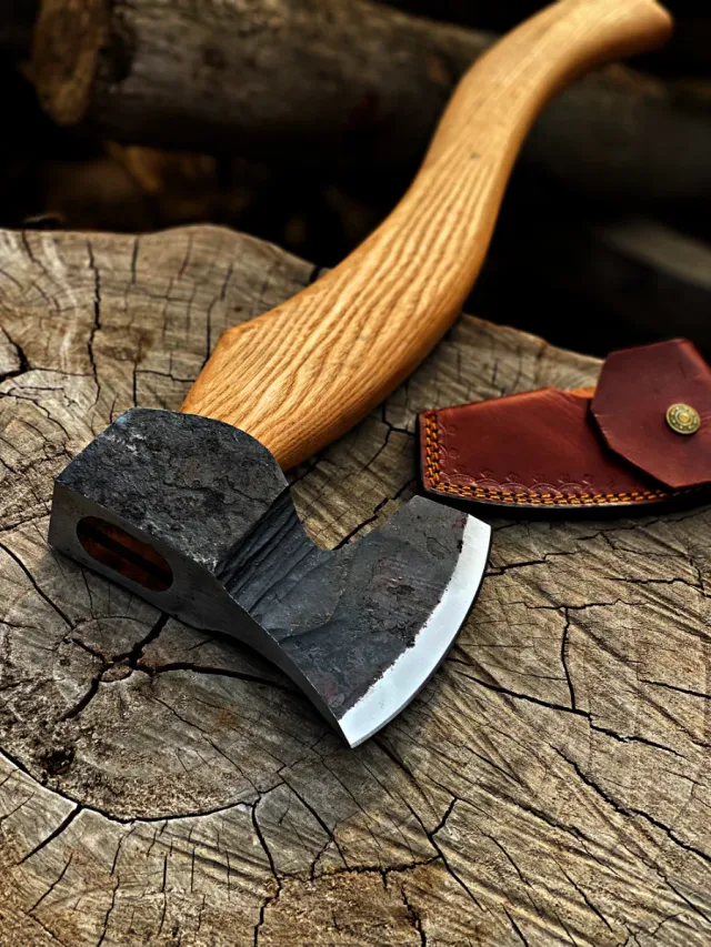 Hacha Bushcraft Acero Carbono Artesanal