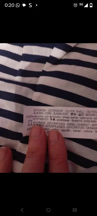 Chaqueta , chupa de cuero auténtico con tachuelas