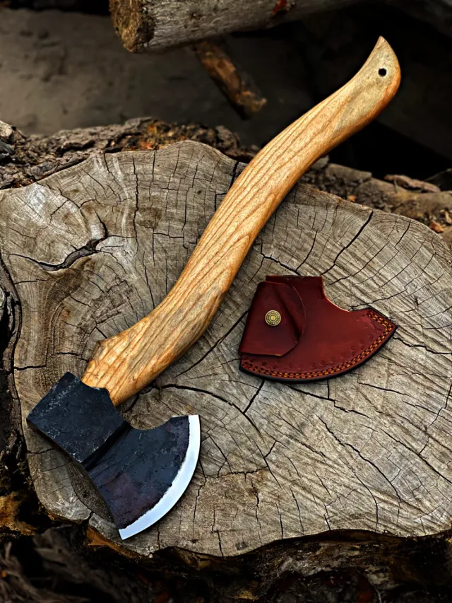 Hacha Bushcraft Acero Carbono Artesanal
