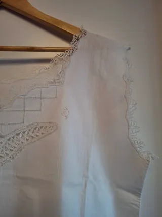 Camisón antiguo de encaje