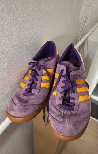 Adidas Hamburg '80 Uomo Viola Giallo