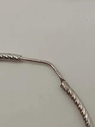 Orecchini donna argento 925 cerchio testurizzati