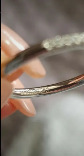 Anillo Moissanita Plata