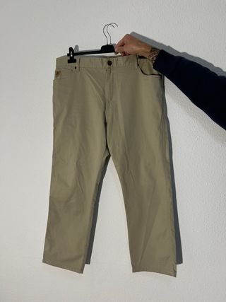 Pantalones Lois Beige Rectos Vintage