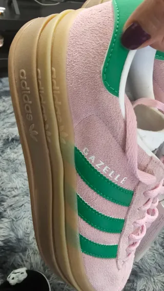 Adidas Gazelle Bold Zapatillas Rosa/Verde