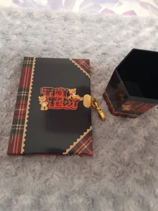 Diario y lapicero Tiny Teddy