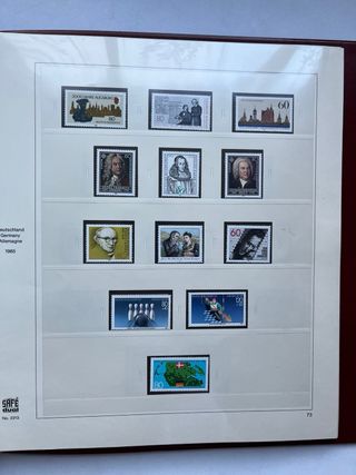 Álbum Alemania BRD 1981/90 Nuevos** MNH