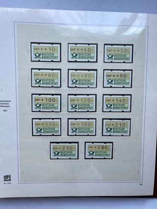 Álbum Alemania BRD 1981/90 Nuevos** MNH