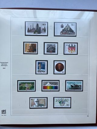 Álbum Alemania BRD 1981/90 Nuevos** MNH