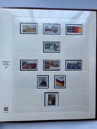 Álbum Alemania BRD 1981/90 Nuevos** MNH