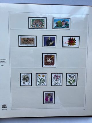 Álbum Alemania BRD 1981/90 Nuevos** MNH