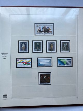 Álbum Alemania BRD 1981/90 Nuevos** MNH