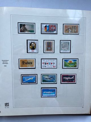 Álbum Alemania BRD 1981/90 Nuevos** MNH