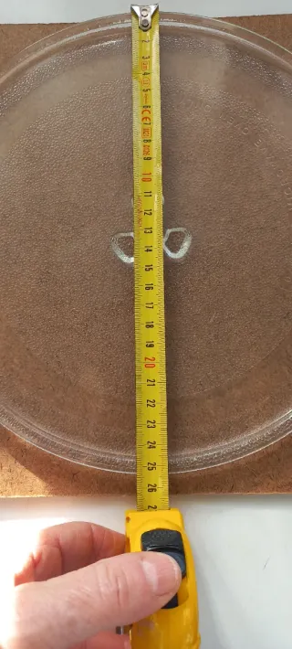 Plato giratorio microondas.  Dos modelos