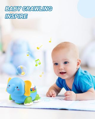 Elefante musical para gatear