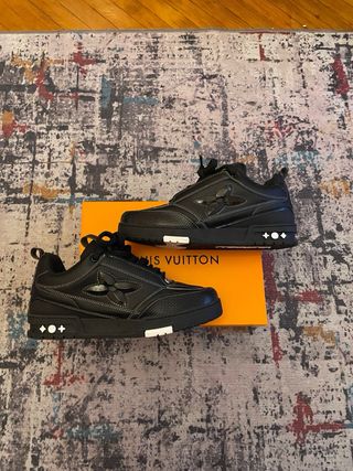 Scarpe Louis Vuitton Skate Nere Tg 44 Nuove