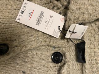 Chaqueta punto Zara con lana