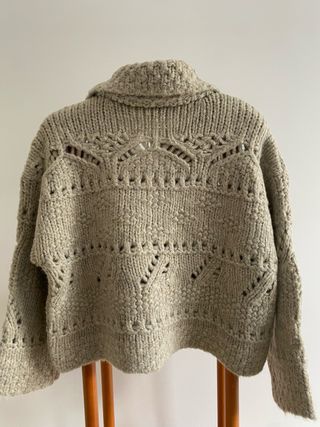 Chaqueta punto Zara con lana