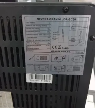 Nevera Expositora Granini Roja por 150€!