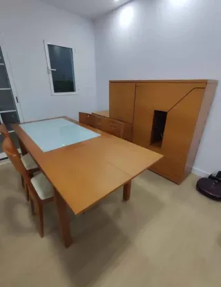 Muebles salón comedor madera