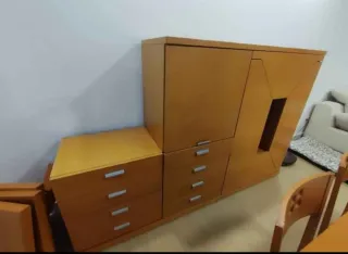 Muebles salón comedor madera