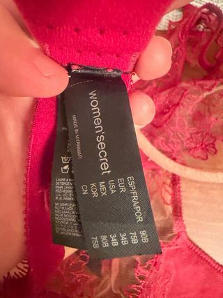 Conjunto sujetador y braguita Women'secret