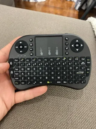 Mini teclado inalámbrico negro