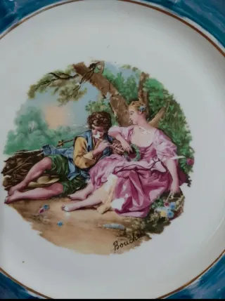 2 Piatti Antichi Decorativi