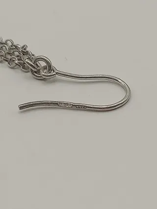 Orecchini pendenti donna con stelle argento 925