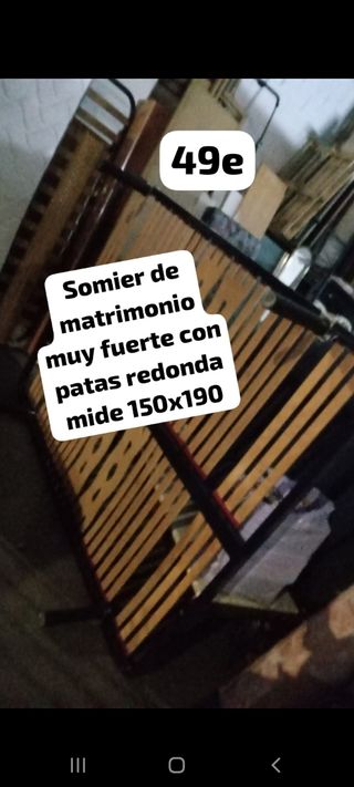 Somier matrimonio 150x190