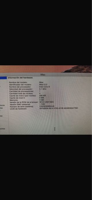 iMac Apple Negro/Plateado