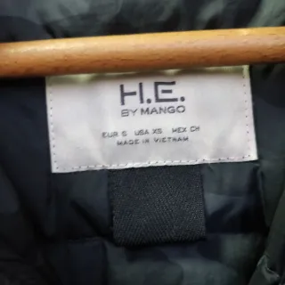 Chaqueta plumífero hombre manga larga