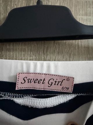 Falda larga a rayas talla s/m