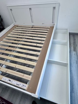 Estructura de Cama Ikea Blanca 160x200