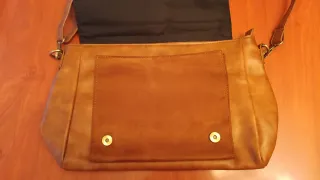 Bolso bandolera Misako marrón