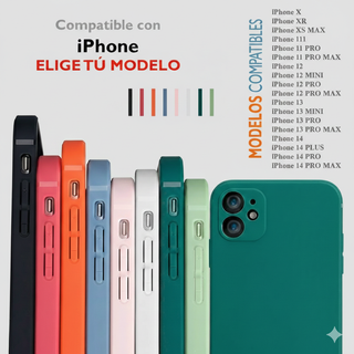 Funda para iPhone 11 12 13 14 Silicona Liquida