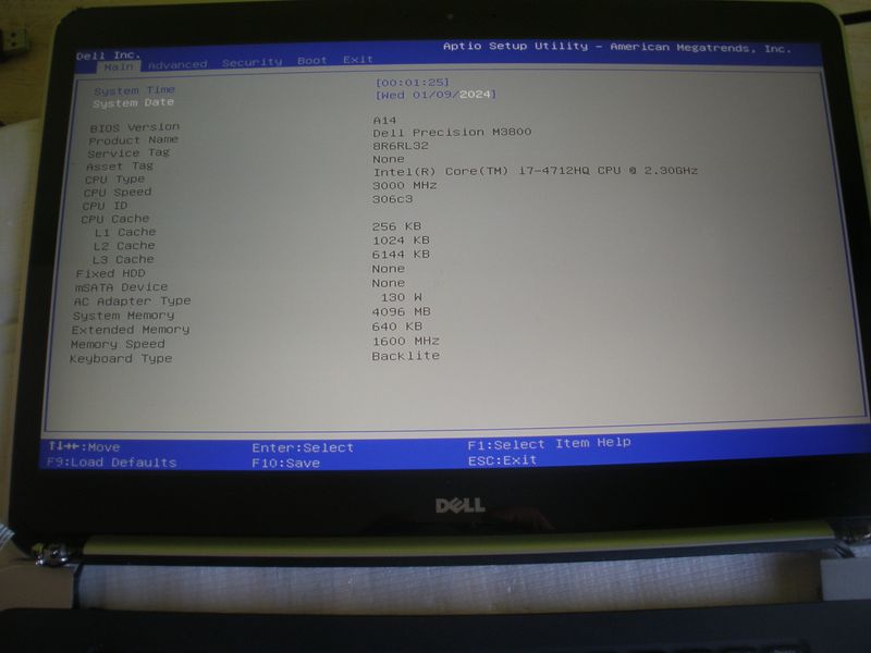 Dell Precision M3800 y XPS 15-9530 SOLO Placa Base afbeelding 3