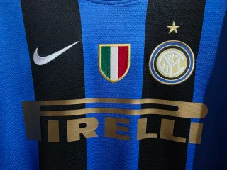 Camiseta Inter 2008 2009 Adriano Talla XXL