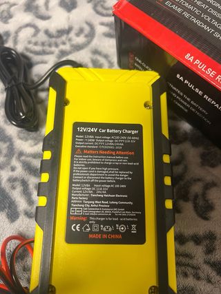 Cargador Batería Coche 8A Pulse