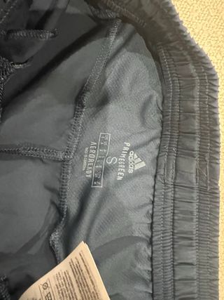 Calças de treino Adidas azuis novas